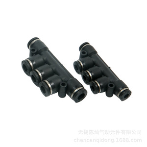 Canh Pk Five Way <b>Quick</b> Coupling Plastic Pneumatic <b>Connector</b> For Air Equipment - Product Image 4