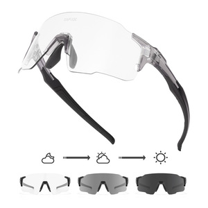 Gafas de Ciclismo Kapvoe Fotocromáticas, Semi-Rimless, Resistentes al Viento, Multifuncionales para Uso en Exteriores - Product Image 3