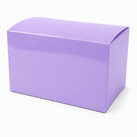 Boîte en papier personnalisée avec estampage à chaud, finition brillante, MOQ 100