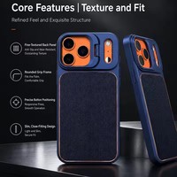 Étui magnétique de luxe en cuir texturé pour iPhone 18 17 16 15 14 13 12 Pro Max avec support d'objectif pliable et coque arrière antichoc en PC mat