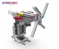 Kit de Robot STEM DIY, Juguetes de Construcción Tecnológica, Juego de Ladrillos para Niños, Juguete Educativo de Construcción de Modelos Apilables, 5-7 Años