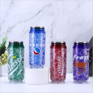 Zhen Ai Crushed Ice Cup 500Ml Double Wall Plastic Reusable Party Drinkware - Product Image 1
