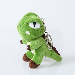 Dễ Thương Kawaii khủng long Keychain vui phim hoạt hình phim hoạt hình túi Mặt dây chuyền đồ chơi sang trọng Thú nhồi bông Keyring quyến rũ - Product Image 1