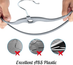 ราวแขวนเสื้อแบบหมุนได้ ดีไซน์ทันสมัย ประหยัดพื้นที่ ผลิตจากพลาสติก ABS คุณภาพสูง พร้อมผ้ากำมะหยี่กันลื่น แข็งแรง ทนทาน - Product Image 4