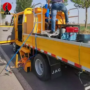 Hızlı ve pürüzsüz otomatik kontrol atlama hattı kamyon monte soğuk boya havasız yol çizgi boyama markalama makinesi