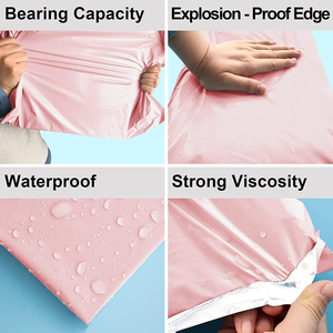 Tùy chỉnh có thể tái chế LDPE Poly bưu phẩm chuyển phát nhanh vận chuyển bao bì túi cho quần áo với logo in ấn sinh thái thân thiện bưu kiện Túi - Product Image 5