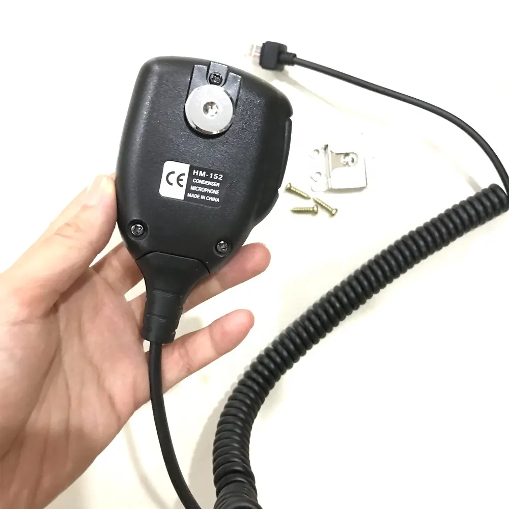 HM-152 el mikrofonu Icom walkie talkie için