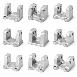 Soporte en U de Aleación de Aluminio Fundido a Presión de Alta Precisión Personalizado en Vietnam para Generador y Bomba - Product Image 1