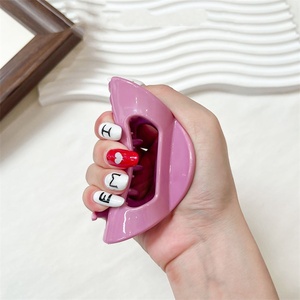 Premio grandi artigli per capelli rettangolari molli clip in Silicone infrangibile accessorio in gomma flessibile piegabile grandi mollette per capelli - Product Image 6