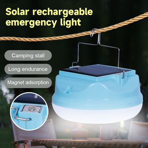 Lámpara LED DE EMERGENCIA impermeable recargable para acampar, linterna <span class=keywords><strong>solar</strong></span> alimentada por energía <span class=keywords><strong>solar</strong></span> para aventuras al aire libre - Product Image 4
