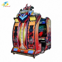 Machine de jeu d'arcade LED colorée pour 2 joueurs, équipement de parc d'attractions intérieur, avec système de récompense par loterie anglaise