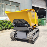 Vente chaude pas cher chenille Mini Dumper Track auto-chargement Diesel Mini Dumper 1200kg charge Multiful chenillé Mini Dumper sur chenilles