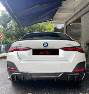 Difusor de parachoques trasero de fibra de carbono estilo <span class=keywords><strong>I4</strong></span> <span class=keywords><strong>G26</strong></span> SQ para <span class=keywords><strong>BMW</strong></span> 4 Series <span class=keywords><strong>G26</strong></span> <span class=keywords><strong>I4</strong></span> Spoiler Lip Body Kit 2020 + - Product Image 4