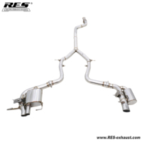 Système d'échappement Catback en acier inoxydable 304 haute performance pour Mercedes Benz GLC43 AMG X254