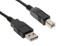 Cable USB 2.0 A-B para Impresora Todo en Uno SYONG, Cable USB A-M/B-M, Cable USB A a USB B, Cable para Impresora de Cobre Negro de 1.5M