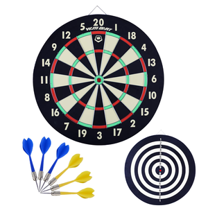 <span class=keywords><strong>Jeu</strong></span> <span class=keywords><strong>de</strong></span> fléchettes en papier Win.max 18 ''2-en-1 <span class=keywords><strong>jeu</strong></span> <span class=keywords><strong>de</strong></span> fléchettes avec six pointes en <span class=keywords><strong>acier</strong></span> incluses <span class=keywords><strong>jeu</strong></span> <span class=keywords><strong>de</strong></span> fléchettes facile à utiliser - Product Image 1