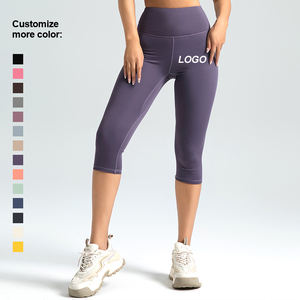 Pantalones Deportivos de Compresión para Mujer, Diseño Sólido, Leggings de Yoga de Cintura Alta - Product Image 4