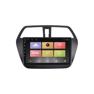costruito gps navigatore Suppliers-Android 9.0 Car multimedia player per Suzuki S-CROSS SX4 2014 2015 2016 2017 Navigazione di GPS Costruito in Carplay GPS di Navigazione