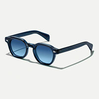 2515 Nouvelles Lunettes de Soleil Tendance de Haute Qualité, Classiques, Polarisées, Vertes, avec Logo Personnalisé, Monture Ronde en Acétate, Designer 2026