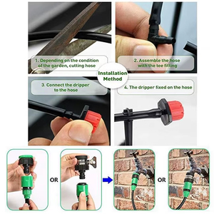 Riego Agrícola, Gotero Ajustable de 0-70L, Cabezal de Goteo con Flujo Ajustable, Aspersor - Product Image 2