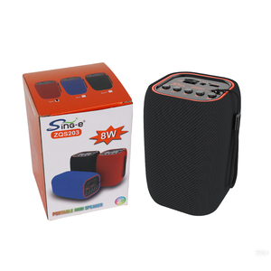 Zqs203 Hifi Mini Không Dây <span class=keywords><strong>Bluetooth</strong></span> Loa Di Động Vải Ngoài Trời Không Thấm Nước Loa Siêu Trầm Stereo Âm Nhạc Bass Âm Thanh Hoạt Động Bt Hộp - Product Image 1