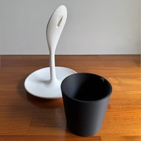 Nouveau produit lampe de table en matériau PLA avec plateau et télécommande 3 couleurs de gradation pour l'ornement de décoration de salon à la maison