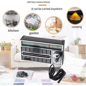 Factory Retro AM FM SW 3 Bands Portable Radio Pointer Tuning Plastic 80dB SNR AC DC Power Radio For Home Outdoor Travel Use - Product Image 5