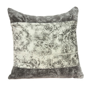 HMS 20 "หมอนผ้าฝ้ายสีเบจเทาดามัสค์พิมพ์ลายปักความทรงจำนุ่มผ้า jacquard ไมโครไฟเบอร์" - Product Image 2