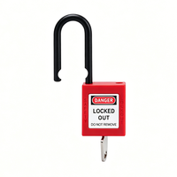 Cadenas de sécurité OEM 38 mm, cadenas de sécurité personnalisés pour isolation, cadenas de blocage LOTO avec clés maîtresses