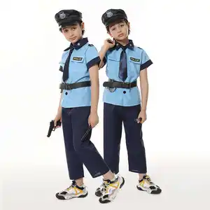 Uniforme de Police de bonne qualité 2022, Costume cosplay de fête d'halloween pour enfants