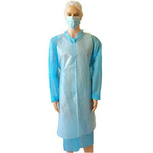 Çok renkli seçenek Bib önlük plastik su geçirmez PE tek kullanımlık önlük - Product Image 5