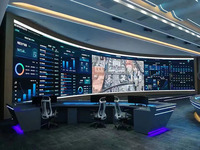Écran LED flexible pour scène et publicité, prix d'usine en gros, P2, étanche IP65, ultra-fin, affichage numérique couleur intégrale