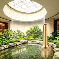 Componente para Proyecto de Fuente LED Musical Grande, Boquilla de Fuente de Latón y Acero Inoxidable para Uso en Jardín Exterior