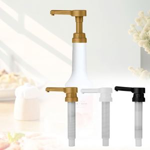 SY Commercial Kitchen Condiment Syrup <b>Pump</b> Food Grade Plastic <b>Bottle</b> <b>Dispenser</b> for Restaurant Sauce Flavor Syrup - Product Image 1