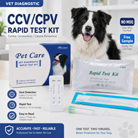 Canine Coronavirus Antigeen Test Kit Canine CCV Ag Snelle Diagnostische Cassette voor Hondenziekte Screening Gratis Monster Fabriek