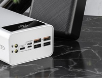 Power Bank 30000mAh 50000mAh Pengisi Daya Ponsel Portabel Cepat dengan Layar Digital, Baterai Polimer, Pengisi Daya untuk iPhone