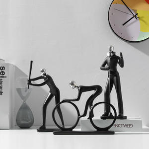 Ornements décoratifs Tonfo en résine synthétique, style moderne et épuré, accessoires pour la maison, entrée, salon, <span class=keywords><strong>TV</strong></span>, cave à vin, fête - Product Image 3