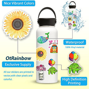 Adesivi 100 pezzi adesivi in vinile fustellati adesivi personalizzati a prova di UV con Design carino Cartoon princess - Product Image 3