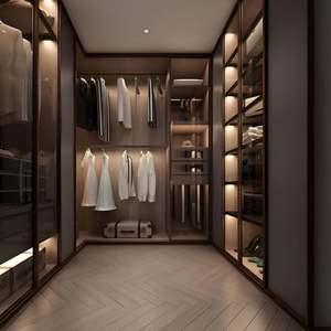 Meubles, design moderne, porte en verre, armoire en bois, dressing, armoire sur mesure - Product Image 2