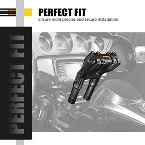 Nicecnc <span class=keywords><strong>Riser</strong></span> 1-1/8 "xe máy pullback Modular tay lái cho Harley đường phố Glide flhx 2006-2023 đặc biệt flhxs 2014-2023 - Product Image 2