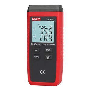UT320D Series <b>Electronic</b> Mini Contact Type Thermocouple <b>Thermometer</b> Channel K/J Hygrometer Tester - Product Image 3