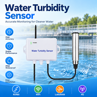 Capteur de turbidité pour aquaculture RS485 WiFi LoRaWAN 4G IP68 Surveillance à distance de la qualité de l'eau