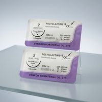Produsen Berkualitas Tinggi Benang Jahit Bedah Medis yang Dapat Diserap Nylon Silk Catgut Polyglactin 910 PGA Benang Jahit Bedah Hewan untuk Operasi
