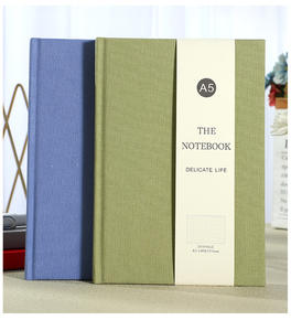 Journal relié en lin personnalisé A5 100 feuilles, agenda fantaisie, fournitures scolaires, carnet de haute qualité - Product Image 6