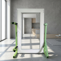 Ventanas Francesas Modernas de Aluminio con Doble Acristalamiento, Vidrio Templado Low-E, Aislamiento Térmico, Calidad Energy Star, para Exteriores