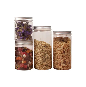 250ml 300ml 500ml Plastic Cosmetic Cream Container Plastic Pet Jar for candy honey food