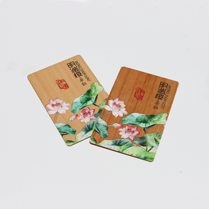 Tùy Chỉnh Chất Lượng Cao Laser Khắc In Lập Trình Tre Gỗ Nfc Kinh Doanh Thẻ Khách Sạn Gỗ Thẻ Chìa Khóa - Product Image 4