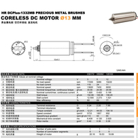 Moteur de pompe de précision à aimant permanent CC 3V 12V, avec brosse de 13 mm de taille mini et filetage externe, pour applications pharmaceutiques