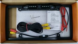 กรอบป้ายทะเบียนโลหะสังกะสีอัลลอยในตัวกล้องสำรองข้อมูลในตัวกล้องมองกลางคืน IP67กันน้ำมุมมอง170ที่จอดรถ - Product Image 4