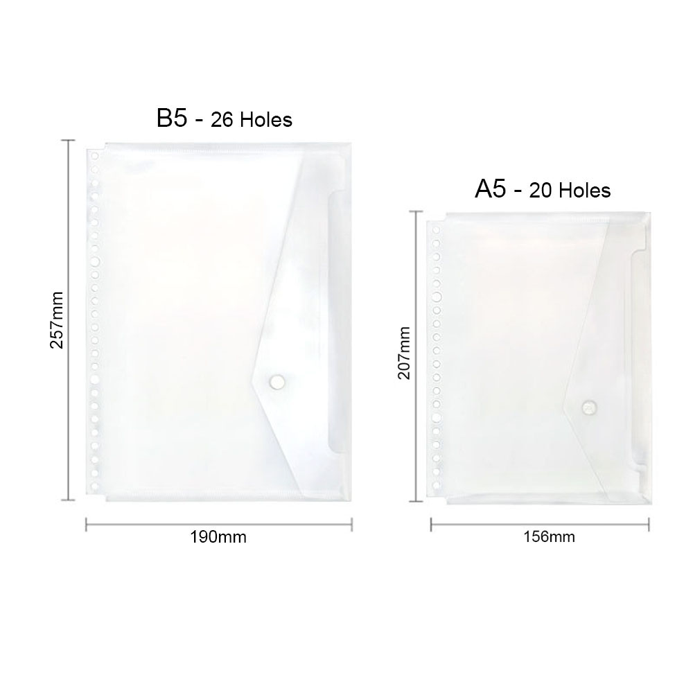 Poche claire de bouton de pp (1pc par ensemble)